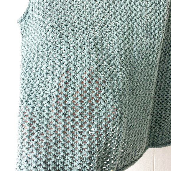 Aerie Green Crochet Tank Top Size Small - Picture 6 of 9